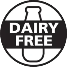Vigorus dairy-free badge